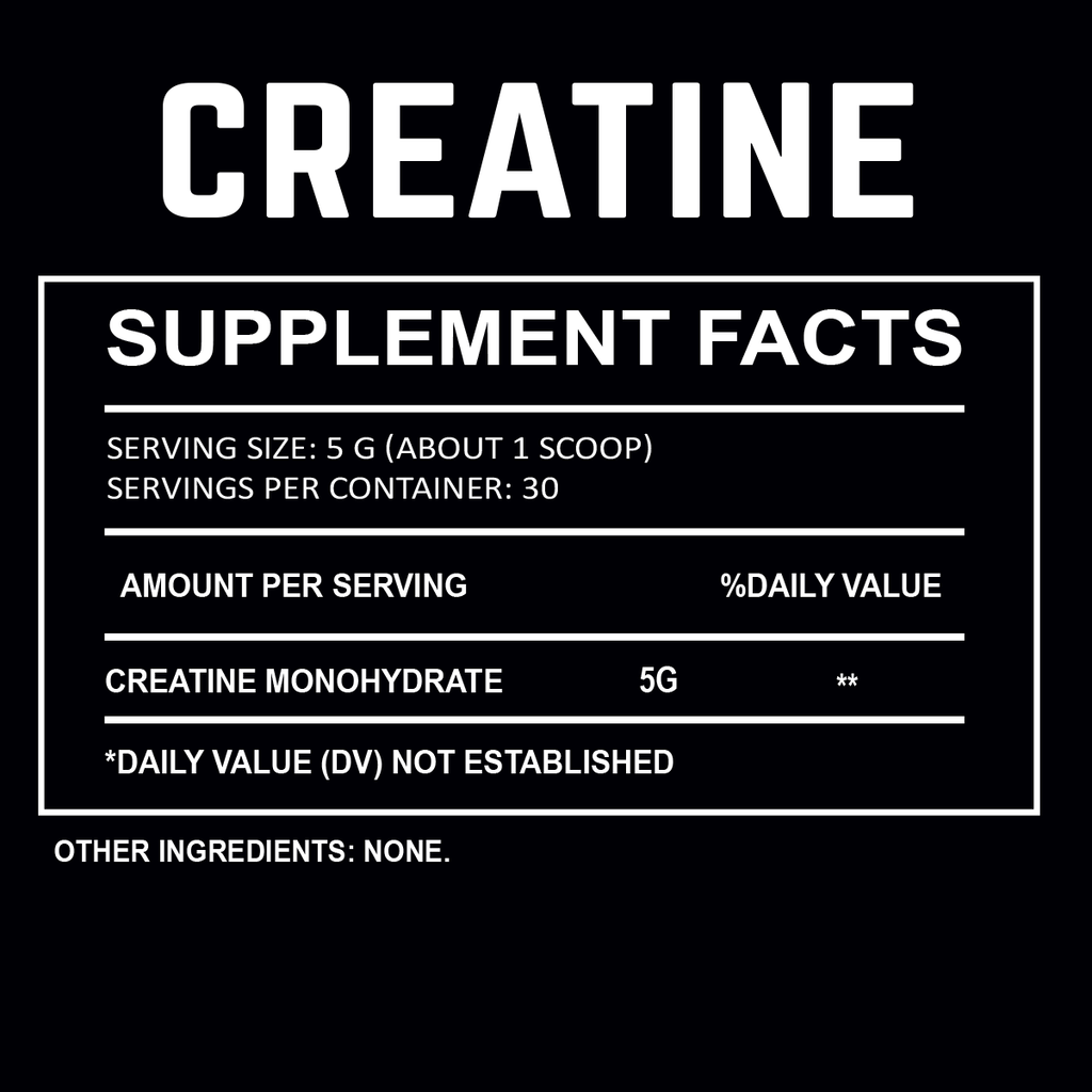 CREATINE ( 30 & 60 ) Servings